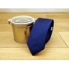 Cravate 6 cm - Twill uni 100% soie 