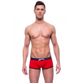 Boxer de bain - Garçon Français - Rouge