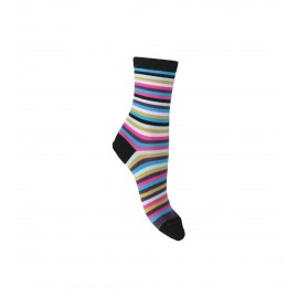 Chaussettes Femme - Coton rayures colorées