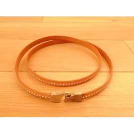 Ceinture cuir strass Hianna