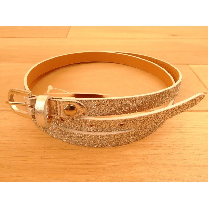 Leather sequined belt Heloise Leather sequined belt Heloise