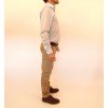 Chemise unie bleu ciel, 100% coton