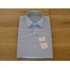 Chemise unie bleu ciel, 100% coton