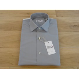 Grau Hemd, 100% Baumwolle 