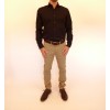 Black Plain Shirt, 100% cotton