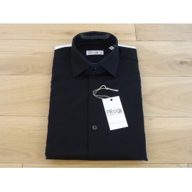 Camicia pianura nero, 100% cotone